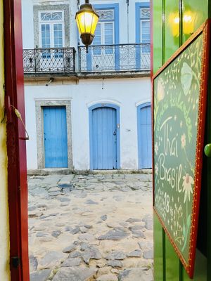 View towards the street at Thai Brasil in Paraty