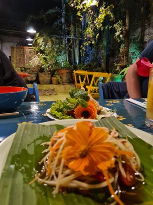 Entradas vegetarianas muito bem elaboradas at Thai Brasil in Paraty