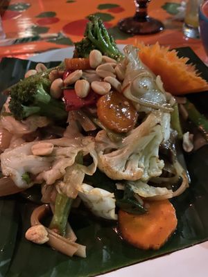 Pad thai vegano at Thai Brasil in Paraty