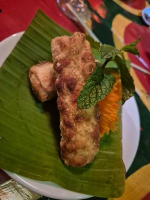 Spring rolls at Thai Brasil in Paraty
