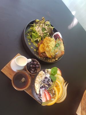 Granola is soooooo good! at Barefoot Eatery in Christchurch