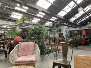 Shard dining space. Really nice!  at Barefoot Eatery in Christchurch