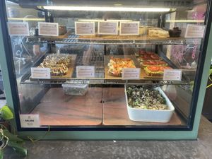 Cabinet food  at Barefoot Eatery in Christchurch