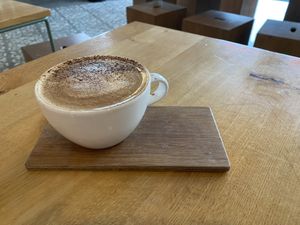 Soy mocha   at Barefoot Eatery in Christchurch