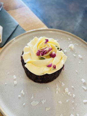 Carrot cake  at Barefoot Eatery in Christchurch