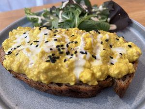 Tofu scramble   at Barefoot Eatery in Christchurch