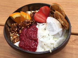 A yummy breakfast! at Barefoot Eatery in Christchurch