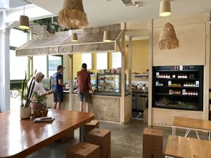 Counter at Barefoot Eatery in Christchurch
