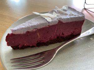 Purple crush at Barefoot Eatery in Christchurch