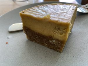 Ginger slice at Barefoot Eatery in Christchurch