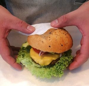 Green Beyond Burguer at Green & Yang in Mexico City