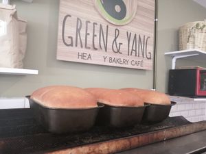 Pan de caja at Green & Yang in Mexico City