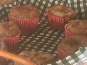 muffin. plantain flour? 0% sugar at Green & Yang in Mexico City