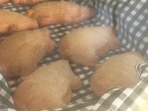 little pig cookies at Green & Yang in Mexico City