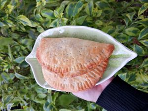 Vegan Empanada at Green & Yang in Mexico City