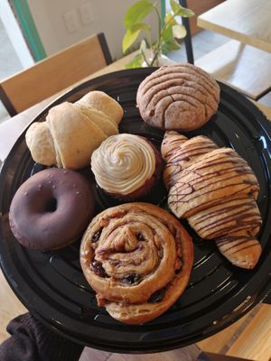 Sweet bread at Green & Yang in Mexico City