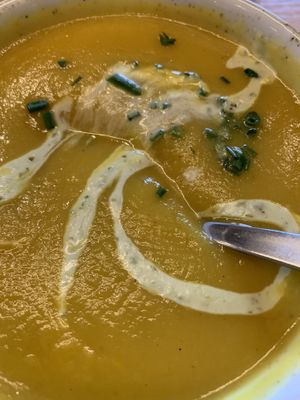 Potage de courge  at Colibri in Quebec