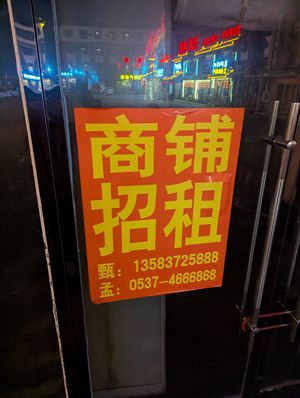 Closed at ZhengNian Vegan Buffet in Qufu