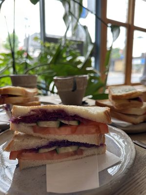 Veggie Sandwich   at ANY B&B + Coffee in Nara
