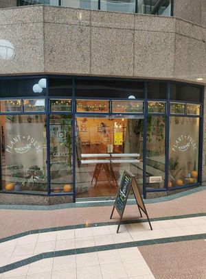 Located in the passage way of the small shopping centre at Plant and Pulse in Birmingham