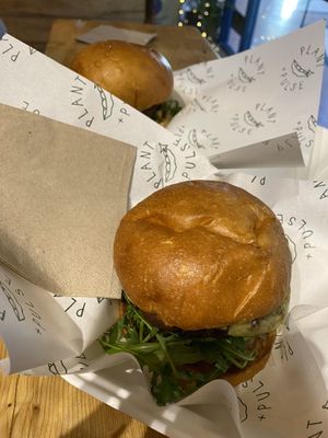 Lentil burger #Veganuary at Plant and Pulse in Birmingham