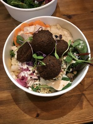 Falafel salad bowl (large)  at Plant and Pulse in Birmingham