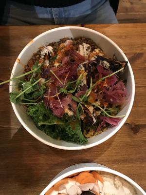 Tempeh hot box  at Plant and Pulse in Birmingham