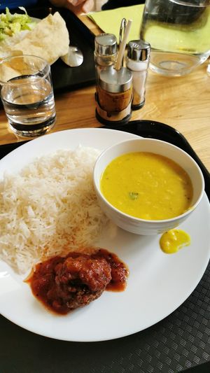 Potage, riz et boulettes de légumes at Gopal - temporarily closed in Tours