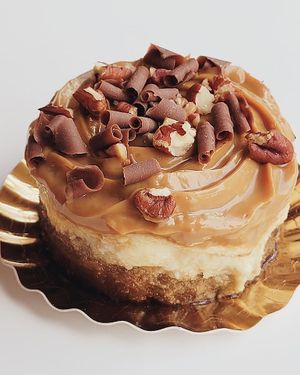 Salted caramel cheesecake  at Gopal - temporarily closed in Tours