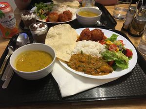 Menu Gopal - vegan (14,90€)  at Gopal - temporarily closed in Tours