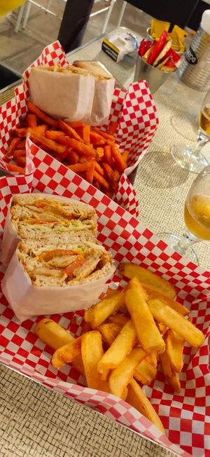 Vegan Club Sandwich 🥪 at Dos Dos Burgers in Ibiza