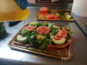 Cocas veganas at Marques in Lleida