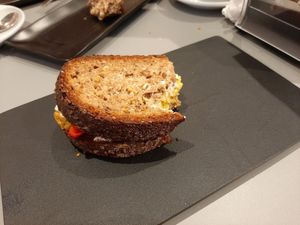 Vegano (tortilla) at Marques in Lleida