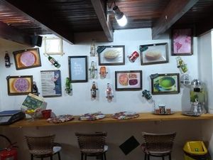 Inside view at Espaço Vegano in Embu Das Artes