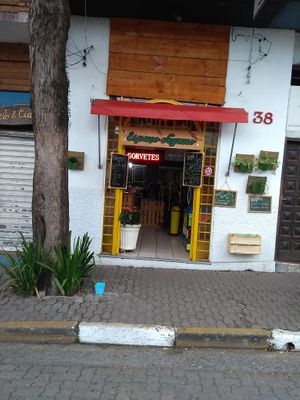 Outside view at Espaço Vegano in Embu Das Artes