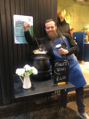 staff at Italian Alley in North West London