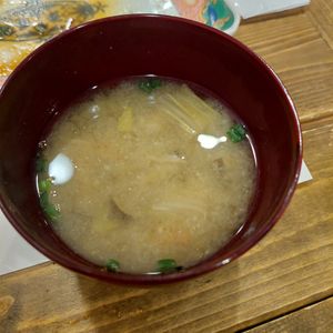 Miso soup at Fujifuku in Tokyo