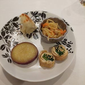 Pickles and ? Other stuff at Fujifuku in Tokyo