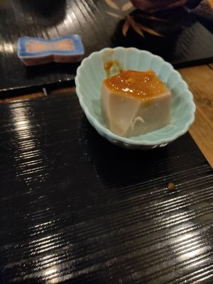 One of the dishes at Fujifuku in Tokyo