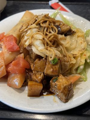 Buffet Plate   at Sweet Veggie in El Monte