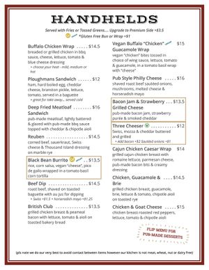 Handhelds at The Feathery Pub in St Catharines