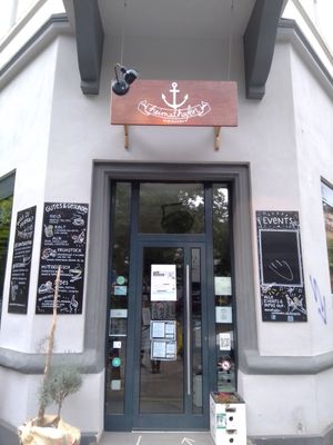 Eingang at heimathafen Wiesbaden in Wiesbaden