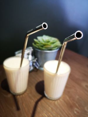 Biscoff Vegan Milkshake at The White Nettle in Sudbury