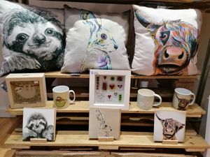 Art work  at The White Nettle in Sudbury