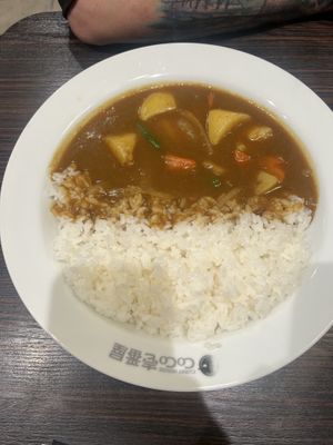 Curry with vegetables (vegan)  at Coco Ichibanya - Honmachi in Okayama