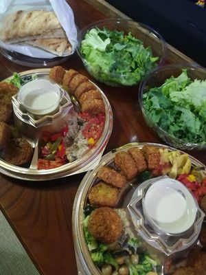 Party plate (delivery) at Falafel Brothers - Shibuya in Tokyo