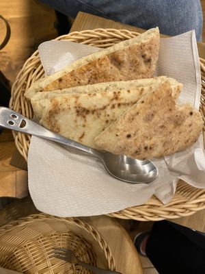 Pita bread at Falafel Brothers - Shibuya in Tokyo