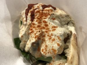 Falafel half size at Falafel Brothers - Shibuya in Tokyo