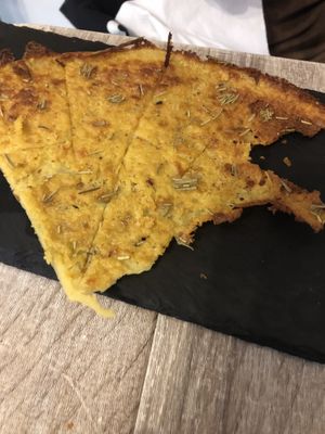 Original chickpea  at Pomo D'oro in Finale Ligure