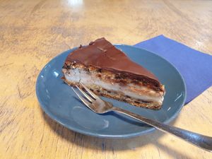 veganer Cookie dough Käsekuchen at Plan B Boulderhalle in Jena